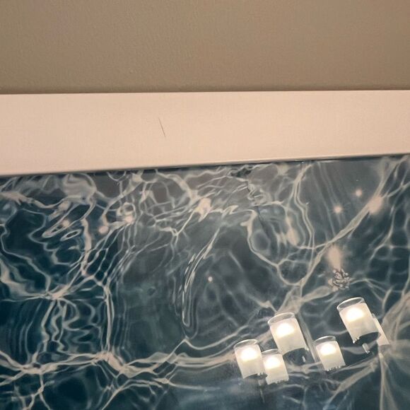 Oliver Gal Supreme pool wave Framed picture. 16 x 24 - Picture 2 of 5